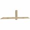 Ekena Millwork Eugene Rough Sawn Timber Gable Bracket, Douglas Fir, 108"W x 22"H x 4"D x 4"F, 5/12 Pitch GBW108X22X0404EUG00RDF - alternate 5